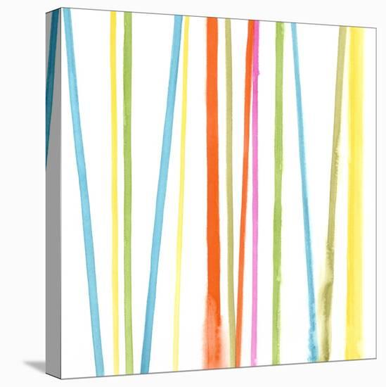 Cabana Stripes II-Erica J. Vess-Stretched Canvas