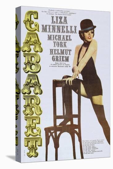 Cabaret, Italian poster, Liza Minnelli, 1972-null-Stretched Canvas