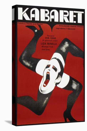 Cabaret, Polish poster, Liza Minelli, 1972-null-Stretched Canvas