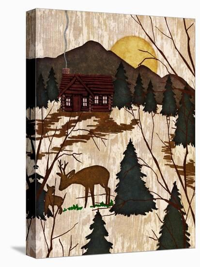 Cabin in the Woods II-Nicholas Biscardi-Stretched Canvas