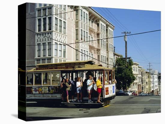 Cable Car on Nob Hill, San Francisco, California, USA-Fraser Hall-Premier Image Canvas