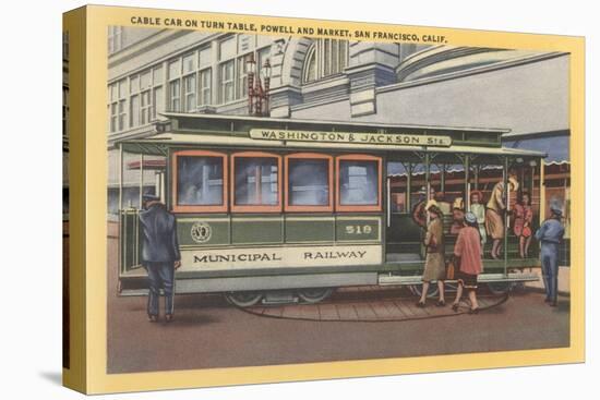 Cablecar, San Francisco, California-null-Stretched Canvas