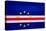 Cabo Verde Flag Design with Wood Patterning - Flags of the World Series-Philippe Hugonnard-Stretched Canvas