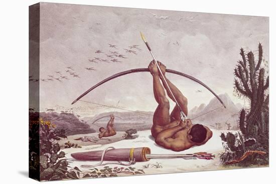 Cabocle a Civilized Indian Shooting a Bow-Jean Baptiste Debret-Stretched Canvas