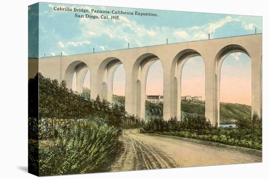 Cabrillo Bridge, Balboa Park, San Diego, California-null-Stretched Canvas