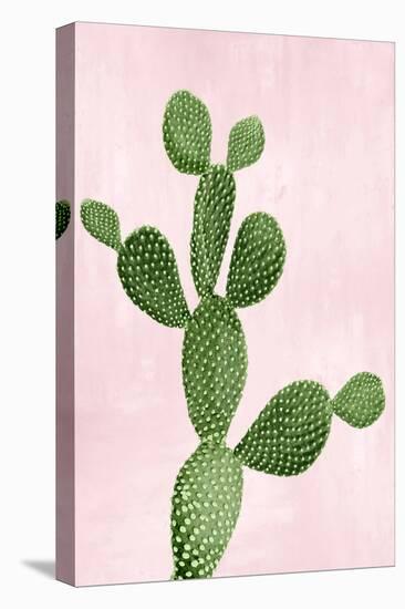 Cactus on Pink VII-Mia Jensen-Stretched Canvas