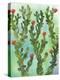 Cactus Vines-Bee Sturgis-Stretched Canvas