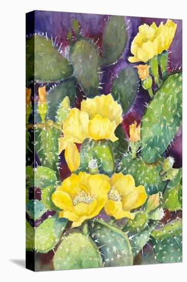 Cactus with Yellow Blooms-Joanne Porter-Premier Image Canvas