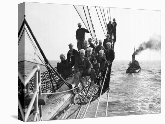 Cadets Aboard the Sorlandet Sailing in the English Channel, June 1952-null-Premier Image Canvas