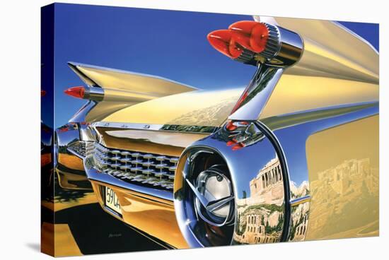 Cadillac Eldorado '59 in Athens-Graham Reynold-Stretched Canvas