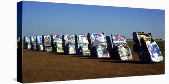 Cadillac Ranch-Charles Bowman-Stretched Canvas