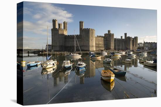 Caernarfon Castle,Unesco World Heritage Site, on the River Seiont-Stuart Black-Premier Image Canvas