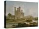 Caernarvon Castle, 1792 (Oil on Canvas)-Julius Caesar Ibbetson-Premier Image Canvas