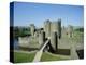 Caerphilly Castle, Glamorgan, Wales, UK, Europe-Adina Tovy-Premier Image Canvas