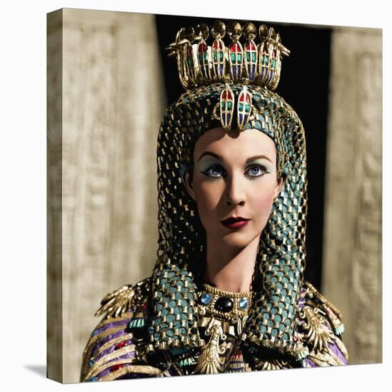 CAESAR AND CLEOPATRA, 1945 directed by GABRIEL PASCAL Vivien Leigh (photo)-null-Stretched Canvas