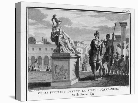 Caesar Weeps Before the Statue of Alexander-Augustyn Mirys-Premier Image Canvas