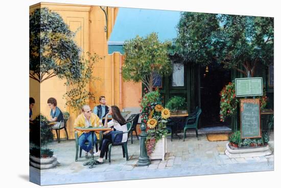 Cafe, Aix-En-Provence, 1999-Trevor Neal-Premier Image Canvas