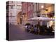 Cafe and Baptistry, Parma, Emilia Romagna, Italy, Europe-Frank Fell-Premier Image Canvas