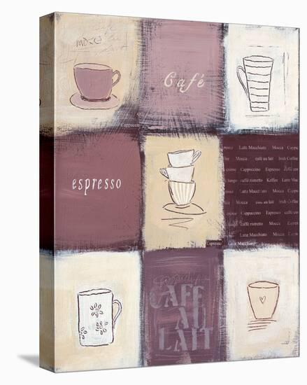 Cafe Au Lait-Anna Flores-Stretched Canvas
