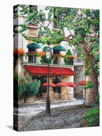 Cafe Beauclaire, Provence, 2004-Trevor Neal-Premier Image Canvas