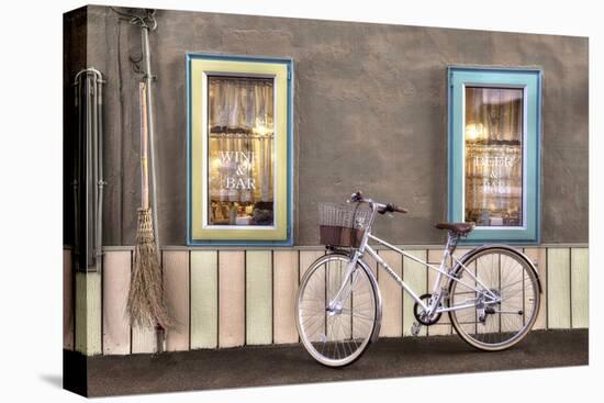 Cafe Bike Ride-Alan Blaustein-Premier Image Canvas