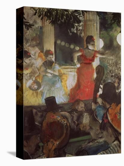 Cafe Concert at Les Ambassadeurs, 1875/77-Edgar Degas-Premier Image Canvas
