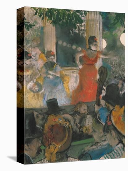 Cafe Concert at Les Ambassadeurs, 1876-77-Edgar Degas-Premier Image Canvas