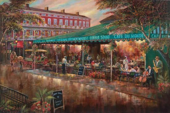 Café de Monde-Ruane Manning-Stretched Canvas