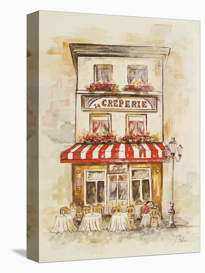 Cafe Du Paris II-Patricia Pinto-Stretched Canvas
