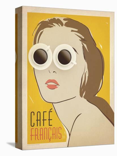 Cafe Francais-Anderson Design Group-Stretched Canvas