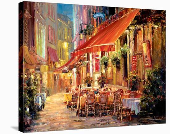 Café in Light-Haixia Liu-Stretched Canvas