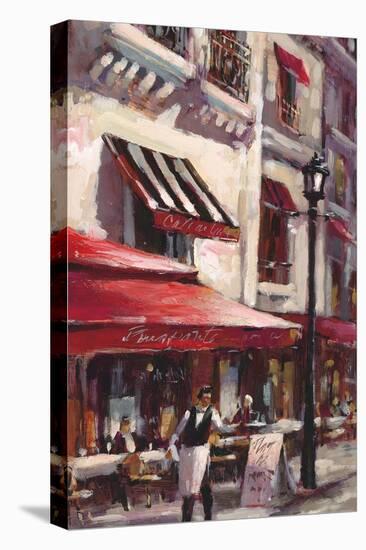 Café Marseille-Brent Heighton-Stretched Canvas