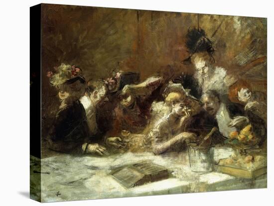 Cafe Maxim, Paris-Jean Louis Forain-Premier Image Canvas