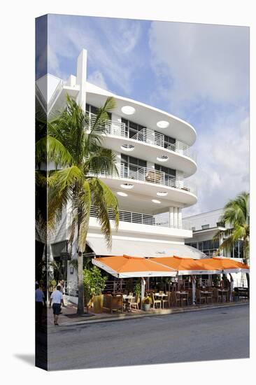 Cafe 'Medi', Art Deco Hotel, Ocean Drive, South Miami Beach, Art Deco District, Florida, Usa-Axel Schmies-Premier Image Canvas
