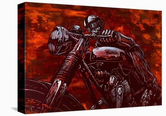 Cafe Racer-David Lozeau-Stretched Canvas