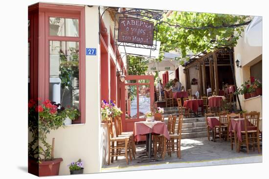 Cafe, Restaurant, Taverna, Plaka, Athens, Greece-Peter Adams-Premier Image Canvas