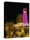 Cafes at Night, Place d'Etoile, Beirut, Lebanon, Middle East-Alison Wright-Premier Image Canvas