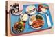 Cafeteria Lunch Tray, Retro-null-Stretched Canvas