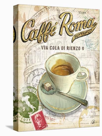 Caffe Roma-Chad Barrett-Stretched Canvas