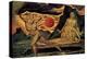 Cain Fleeing-William Blake-Stretched Canvas