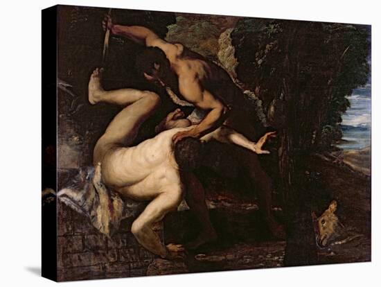Cain Slaying Abel-Jacopo Robusti Tintoretto-Premier Image Canvas