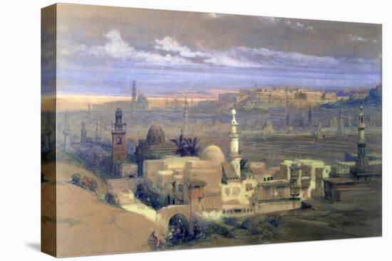 Cairo from the Gate of Citizenib, Looking Towards the Desert of Suez, 19th Century-David Roberts-Premier Image Canvas