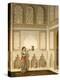 Cairo: Interior of the Domestic House of Sidi Youssef Adami, 19th Century (Chromolitho)-Emile Prisse d'Avennes-Premier Image Canvas