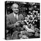 Cal. Tech Chemistry Professor, Dr. Linus Pauling with His Mineral Collection-J^ R^ Eyerman-Premier Image Canvas