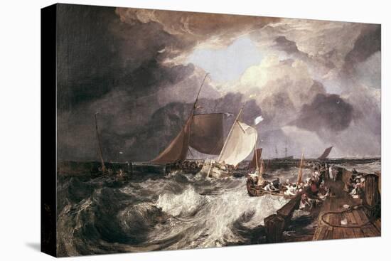 Calais Pier-J. M. W. Turner-Stretched Canvas