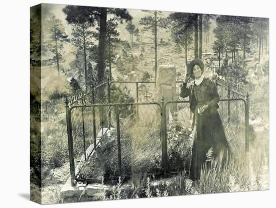 Calamity Jane At Wild Bill Hickok's Grave, 1903-Science Source-Premier Image Canvas