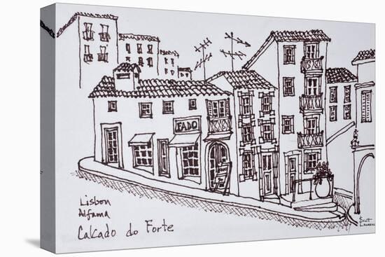Calcada do Forte, Alfama, Lisbon, Portugal-Richard Lawrence-Premier Image Canvas