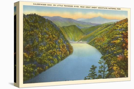 Calderwood Dam, Great Smoky Mountains-null-Stretched Canvas