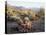 California, Anza Borrego Desert Sp, Hedgehog and Barrel Cactus-Christopher Talbot Frank-Premier Image Canvas