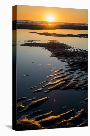 California, Carpinteria, Santa Barbara Channel, Beach at Low Tide-Alison Jones-Premier Image Canvas